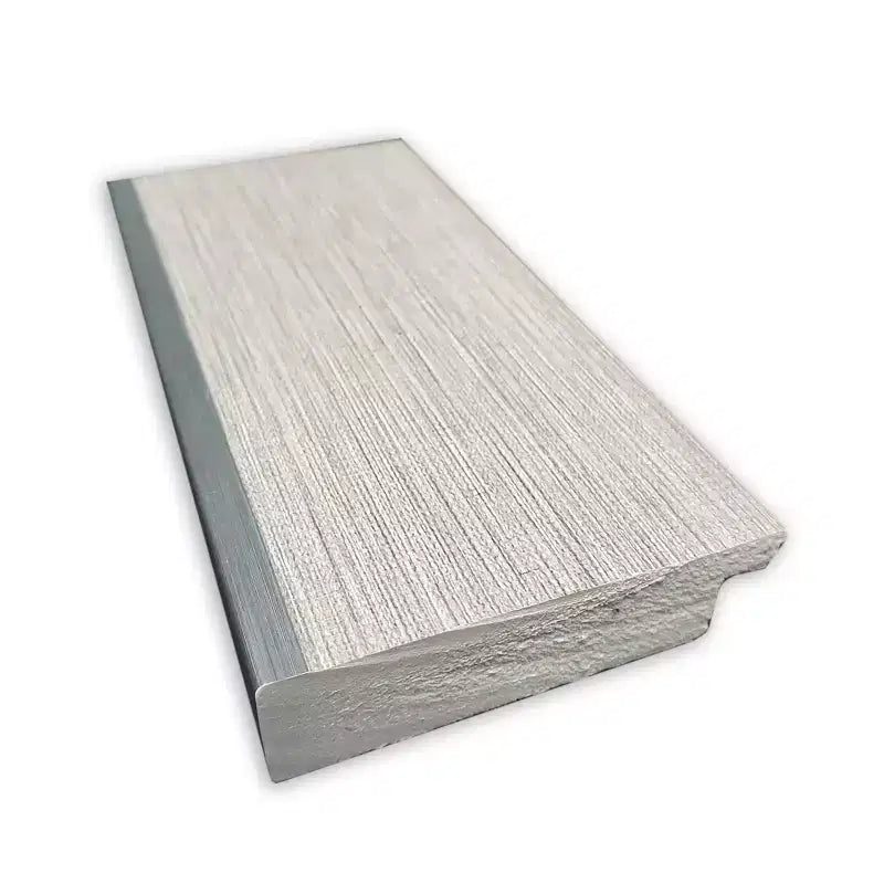 58.4 × 73.7 cm Non-Beveled Glam Linen Gray Wall Mirror