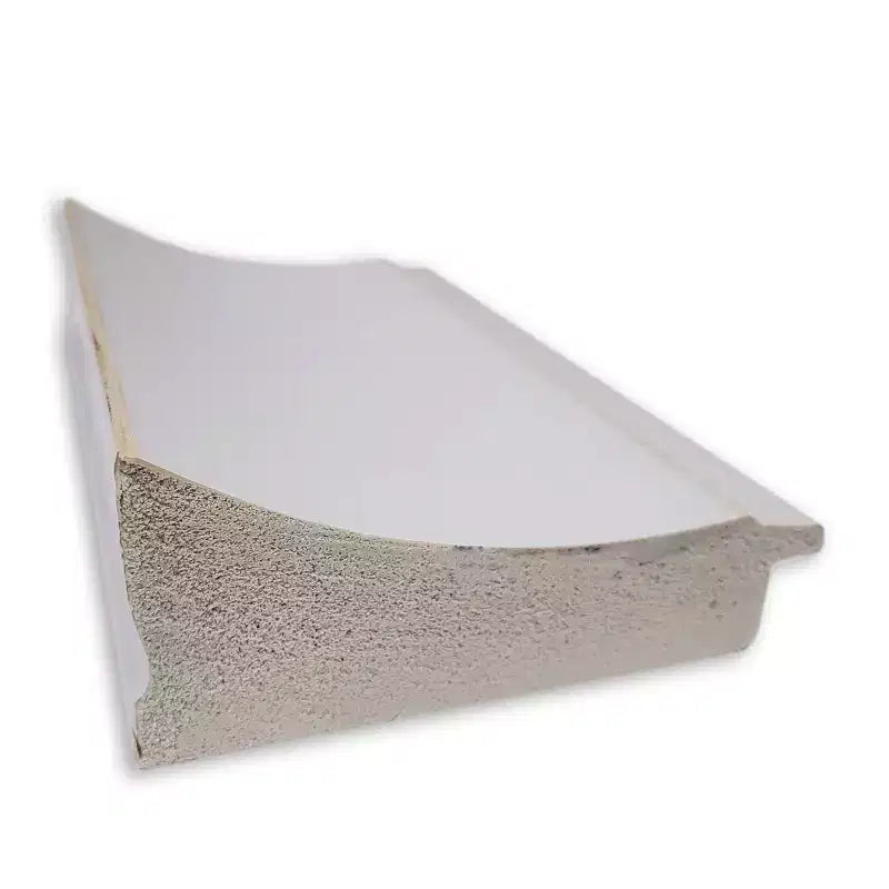 55.9 × 71.1 cm Non-Beveled Soft White Narrow Wall Mirror – Modern Rectangle