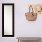 50.8 × 137.2 cm Non-Beveled Wood Over-the-Door Full-Length Mirror