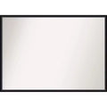 99.1 × 71.1 cm Non-Beveled Lucie Black Wood Wall Mirror