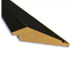 45.7 × 132.1 cm Non-Beveled Bronze Wood Over-the-Door Wall Mirror