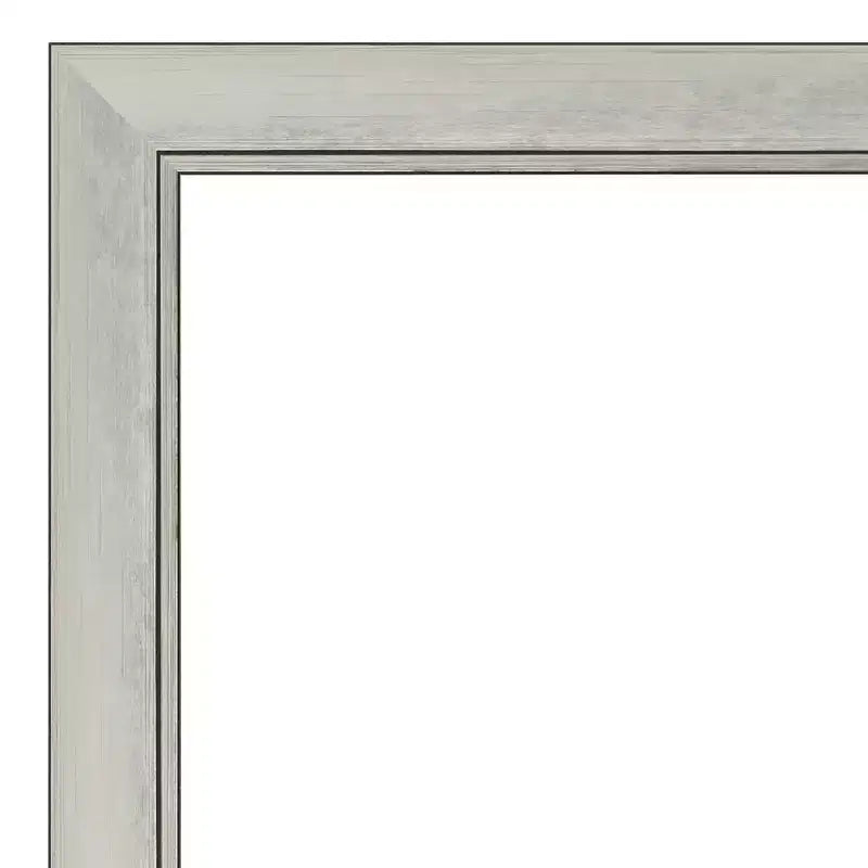 71.1 × 162.6 cm Non-Beveled Flair Silver Patina Full-Length Leaner Mirror