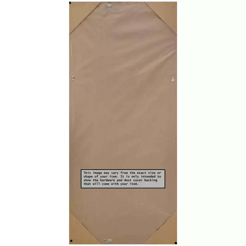71.1 × 162.6 cm Non-Beveled Flair Silver Patina Full-Length Leaner Mirror
