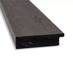 111.8 × 83.8 cm Non-Beveled Rustic Plank Gray Bathroom Wall Mirror – Wall Mounted