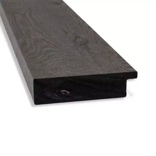 111.8 × 83.8 cm Non-Beveled Rustic Plank Gray Bathroom Wall Mirror – Wall Mounted