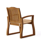 MAYEERTY KD Poltrona in legno Design smontabile comoda con braccioli per soggiorno angolo lettura