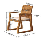 MAYEERTY KD Poltrona in legno Design smontabile comoda con braccioli per soggiorno angolo lettura