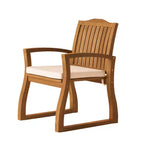 MAYEERTY KD Poltrona in legno Design smontabile comoda con braccioli per soggiorno angolo lettura