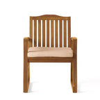 MAYEERTY KD Poltrona in legno Design smontabile comoda con braccioli per soggiorno angolo lettura