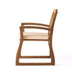 MAYEERTY KD Poltrona in legno Design smontabile comoda con braccioli per soggiorno angolo lettura