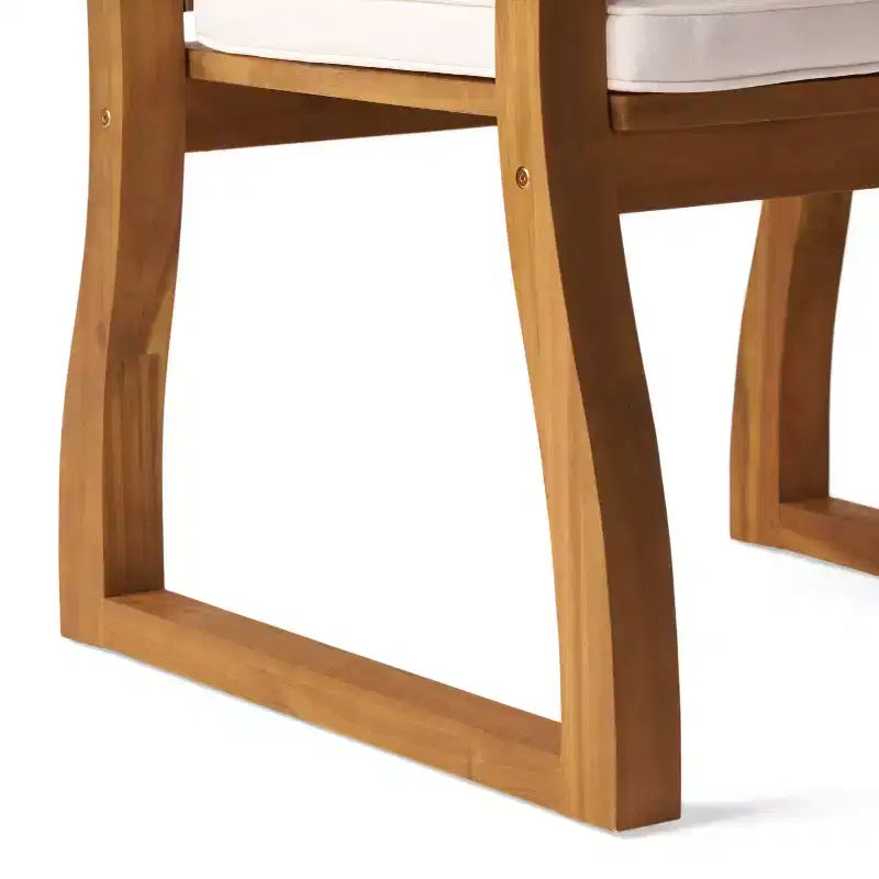 MAYEERTY KD Poltrona in legno Design smontabile comoda con braccioli per soggiorno angolo lettura