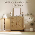 Mobile credenza Acekool con contenitore, credenza moderna con ripiani regolabili per ingresso, soggiorno, cucina