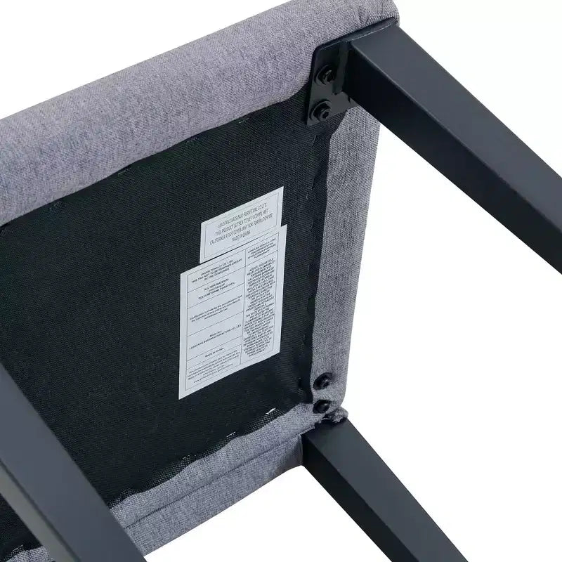 MAYEERTY Set di 4 Sedie da Pranzo in Lino Cotone Grigio Chiaro, Seduta Versatile e Confortevole