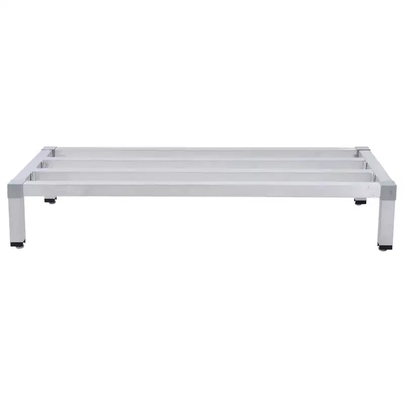 Scaffale per stoccaggio 122 x 35,5 cm, 20 cm da terra, ripiano basso per pavimenti usato per la conservazione in cucine, ristoranti, supermercati, negozi di alimentari
