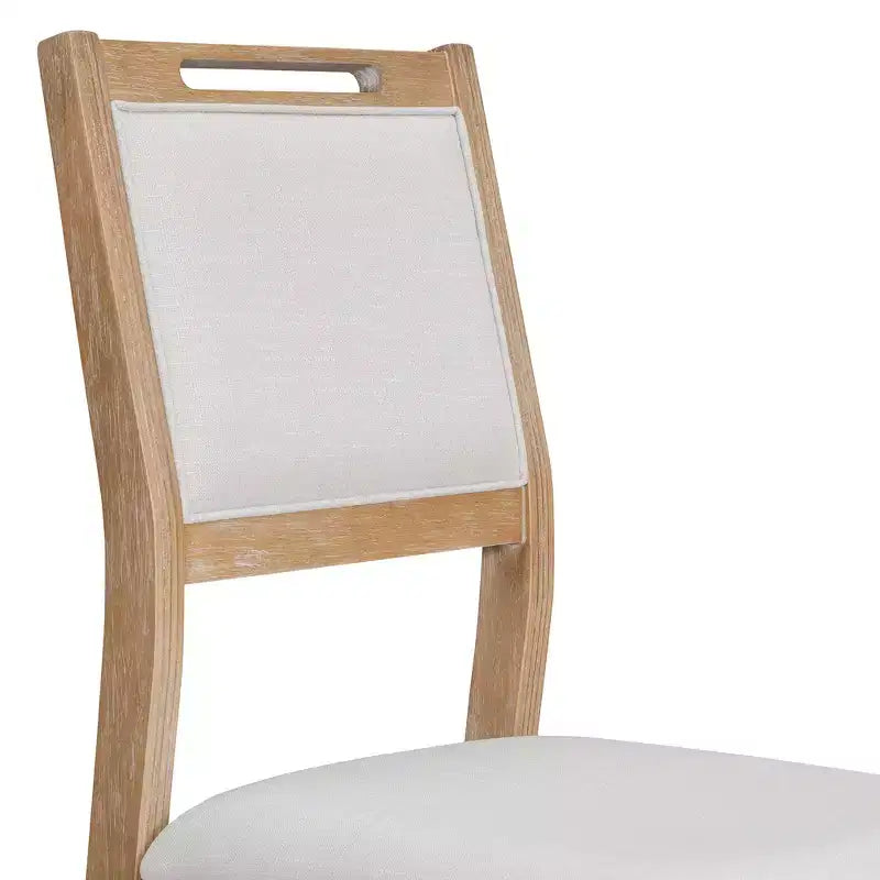 Set da pranzo di 6 pezzi con tavolo in legno di gomma da 152 cm, sedie imbottite e panca, stile retrò