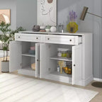 GDFStudio Philip 58 Armadietto Credenza Buffet con Cassetti e Ripiani Regolabili
