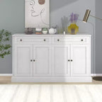 GDFStudio Philip 58 Sideboard Buffet Cabinet with Drawers and Adjustable Shelves