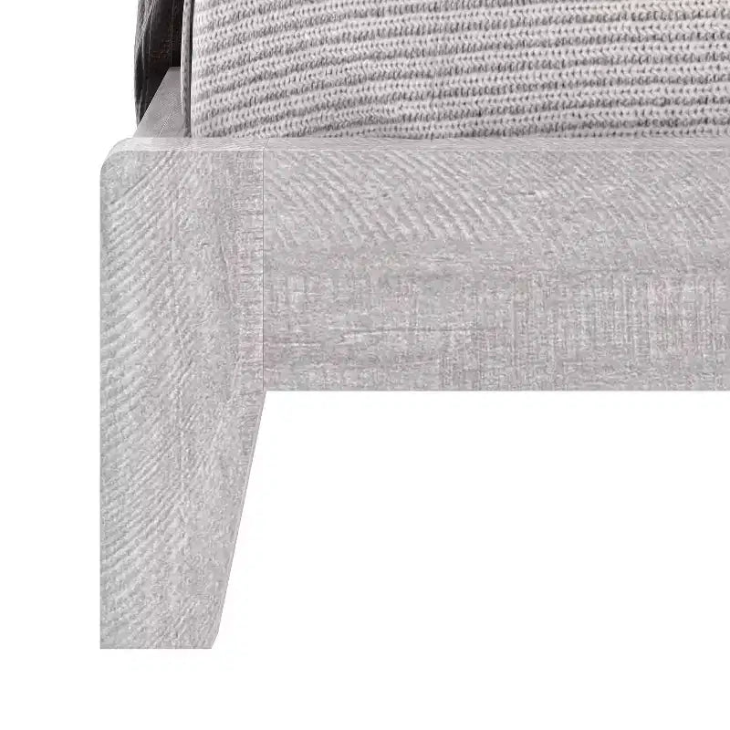 Letto Galano Queen Tiena Lencia con testiera in rovere grigio polvere