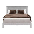 Letto Galano Queen Tiena Lencia con testiera in rovere grigio polvere