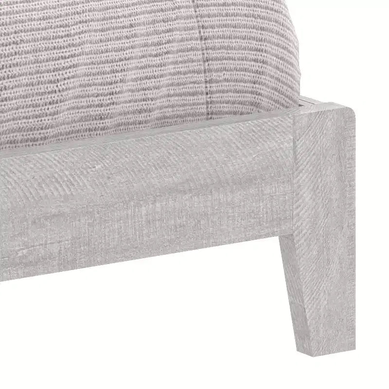 Letto Galano Queen Tiena Lencia con testiera in rovere grigio polvere