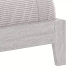 Letto Galano Queen Tiena Lencia con testiera in rovere grigio polvere