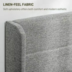 GDFStudio Larisa Letto Moderno Imbottito con Testiera e 4 Cassetti Contenitore
