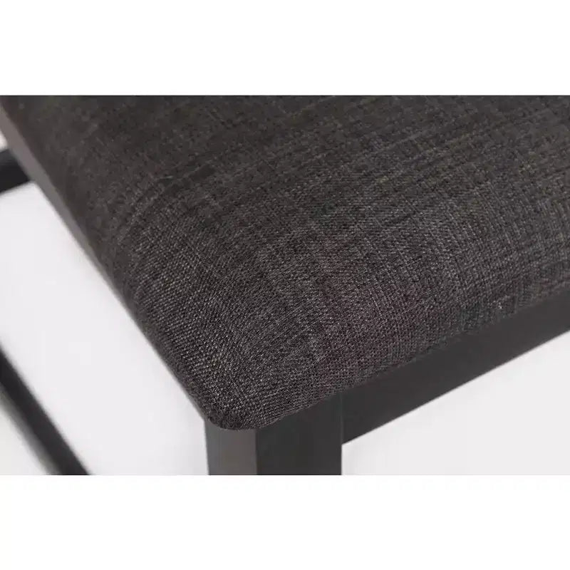 Jofran, Sgabello da bancone con schienale a doghe imbottito e borchie decorative (Set da 2)