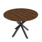 Okak 59IN Tavolo da Pranzo Moderno Retrattile per 6 Persone, Tavolo Pieghevole con Base in Acciaio al Carbonio, Tavolo da Cucina per Sala da Pranzo, Soggiorno