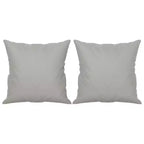 2-Seater Sofa with Pillows – Dark Gray Microfiber Fabric Couch