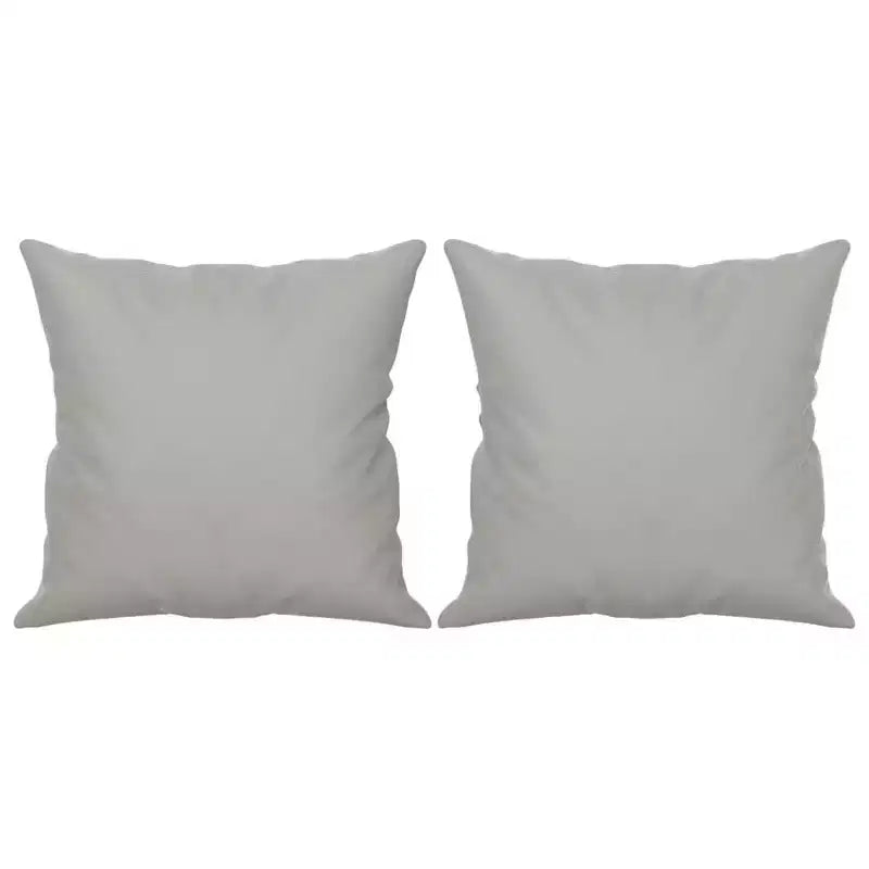 2-Seater Sofa with Pillows – Dark Gray Microfiber Fabric Couch