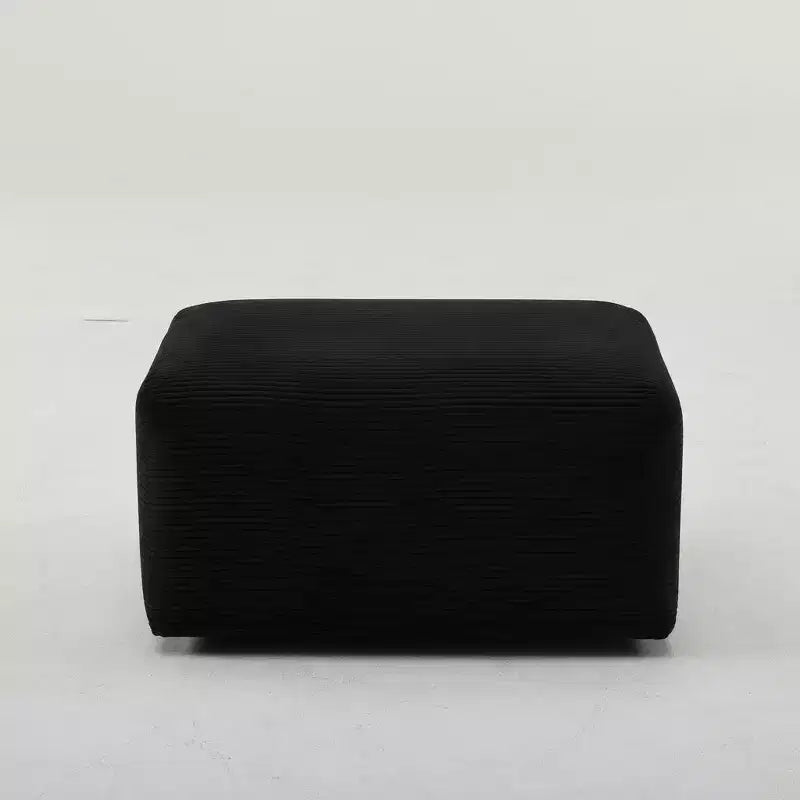 85.1 cm Corduroy Boneless Free-Assembly Ottoman