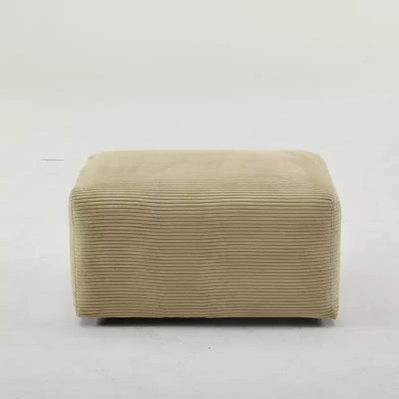 85.1 cm Corduroy Boneless Free-Assembly Ottoman