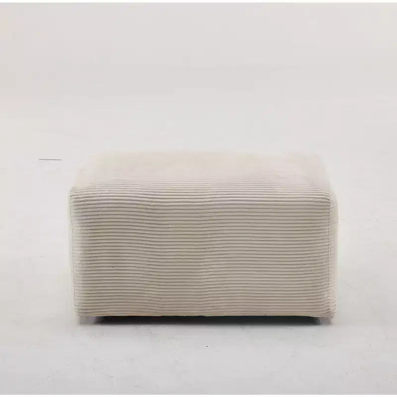 85.1 cm Corduroy Boneless Free-Assembly Ottoman