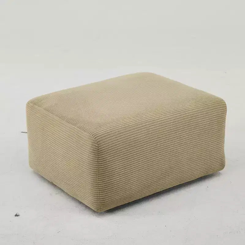 85.1 cm Corduroy Boneless Free-Assembly Ottoman
