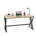 59 Computer Desk Large Industrial Home Office Desk w/ Heavy-duty Metal Frame