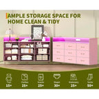 93.0 × 159.5 × 42.4 cm 9-Drawer Tall Dresser, Modern Storage Cabinet with Multi-Functional Organizer for Multi-Room Use, Sleek Design