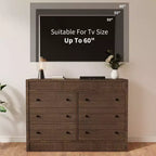 Fluted 6- or 7-Drawer Dresser with Smooth-Gliding Drawers and Anti-Tip Safety