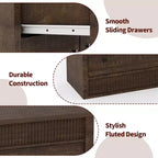 Fluted 6- or 7-Drawer Dresser with Smooth-Gliding Drawers and Anti-Tip Safety