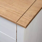 3-Drawer Solid Pine Nightstand and Bedside Storage Table