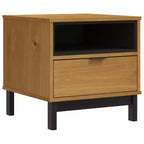 Side Table FLAM 19.7x19.7x19.7 Solid Wood Pine