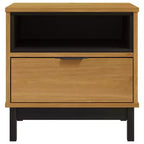 Side Table 50.0 × 50.0 × 50.0 cm Solid Pine Wood