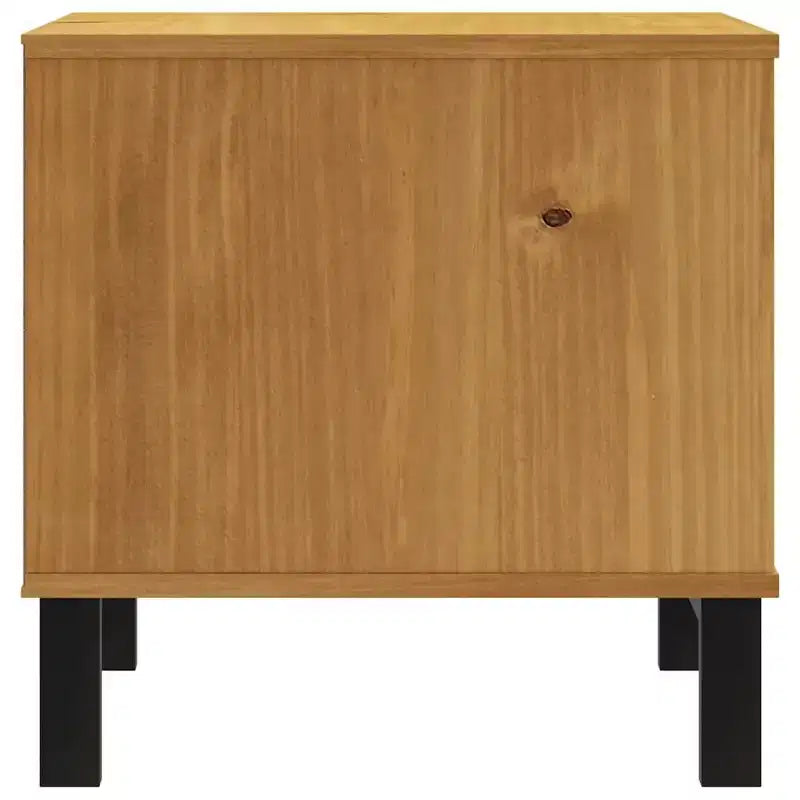 Side Table 50.0 × 50.0 × 50.0 cm Solid Pine Wood