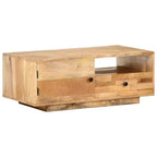 Coffee Table 89.9 × 50.0 × 35.1 cm Solid Mango Wood