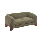 Christopher Knight Home James divanetto in tessuto bouclé da 63" verde