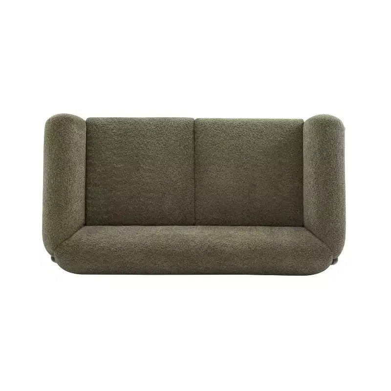 Christopher Knight Home James divanetto in tessuto bouclé da 63" verde