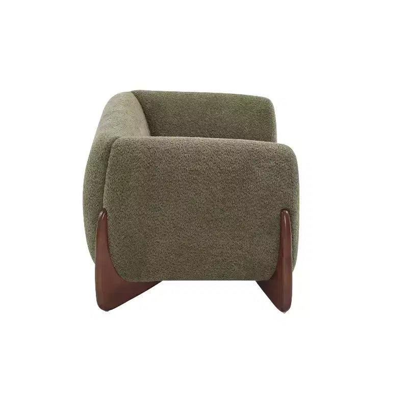 Christopher Knight Home James divanetto in tessuto bouclé da 63" verde