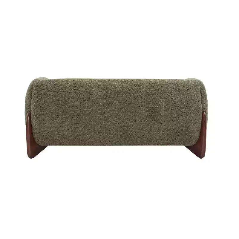 Christopher Knight Home James divanetto in tessuto bouclé da 63" verde