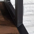 Libreria Grande con Ripiani Regolabili, Stile Industriale Bistrot, Finitura Rovere Barrique