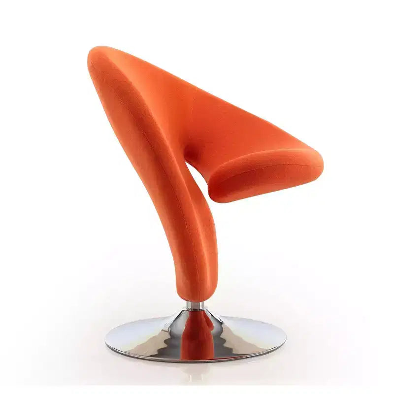 Set di 2 Poltrone Girevoli "Curl" in Misto Lana - Manhattan Comfort