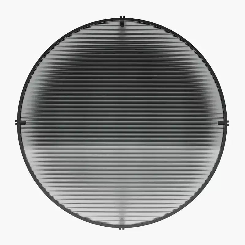 Round Coffee Table – Black Oak